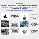 CV1 Shot Aircon and Cabin bacteria and other micro-organism Neutraliser 150ml