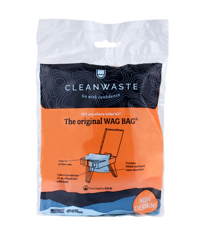 Cleanwaste GO anywhere waste kit® Wag Bags®