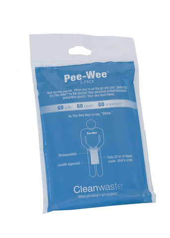 Cleanwaste Pee-Wee® Unisex Urine Bag - EPS Retail