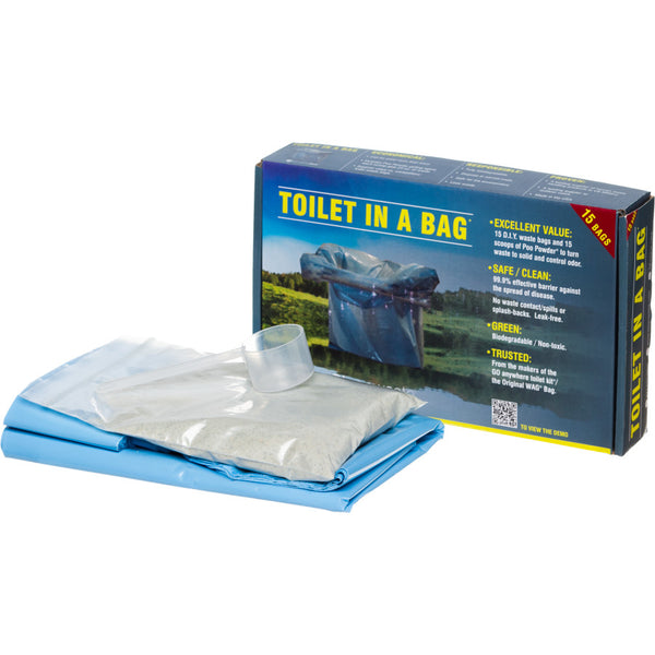 Toilet in a deals bag